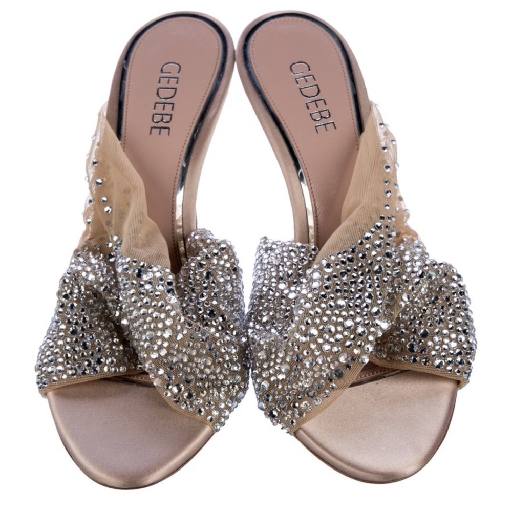 Gedebe Mariel Tulle Crystal Mule - Picture 10 of 12